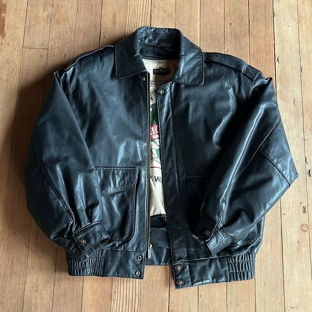 Wilson’s Leather Bomber Jacket Size Small